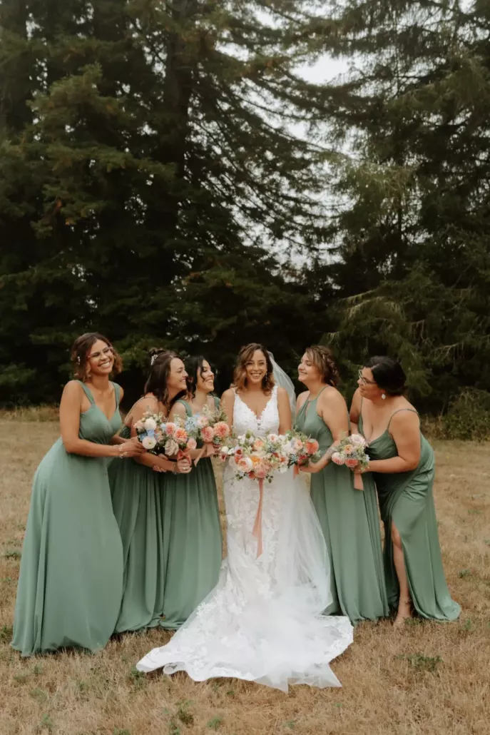 bride tribe on the lawn bride tribe on the lawn