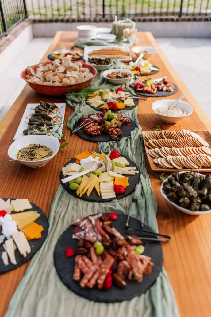 gorgeous catering display