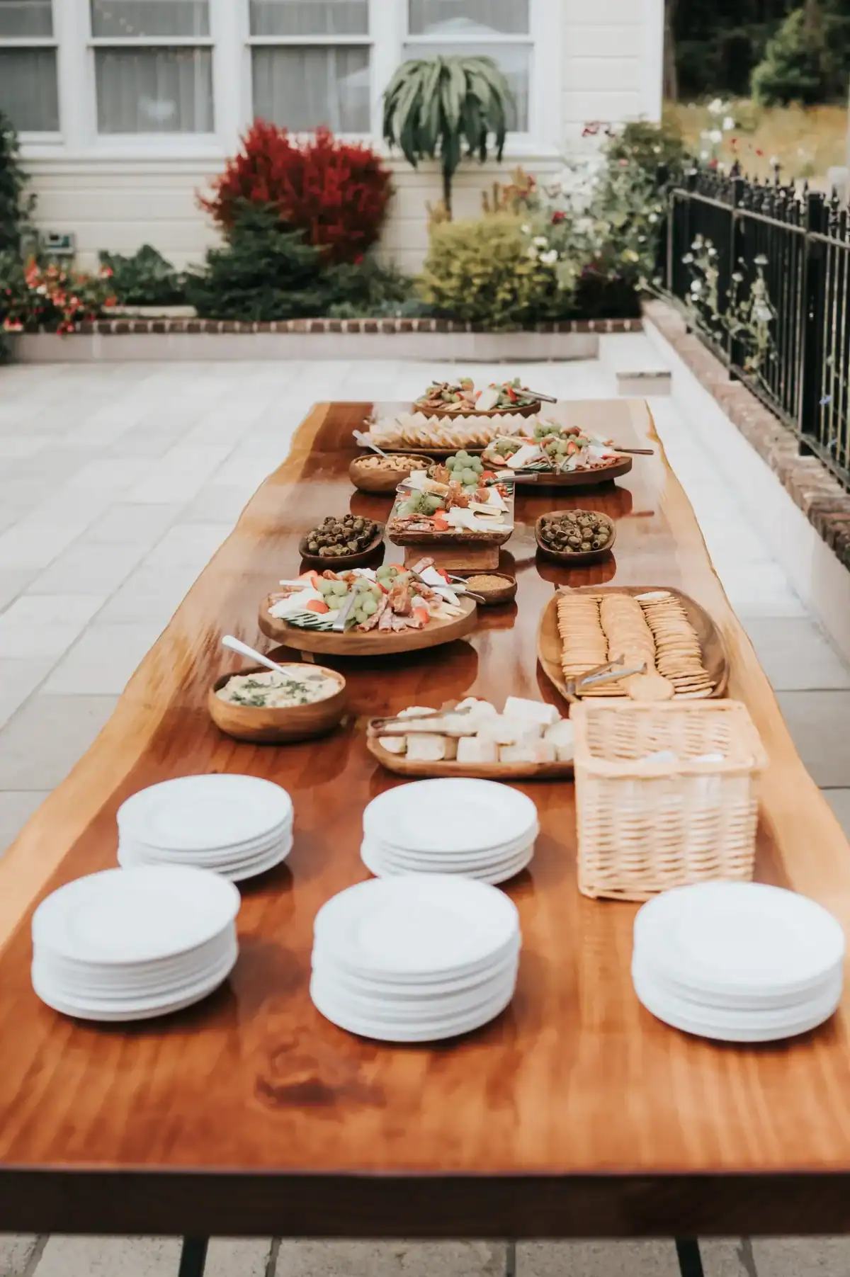 the franzen's cocktail hour spread
